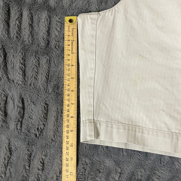 Patagonia Organic Cotton Cargo Shorts Mens 34 Khaki Herringbone Outdoor Casual - Picture 7 of 11